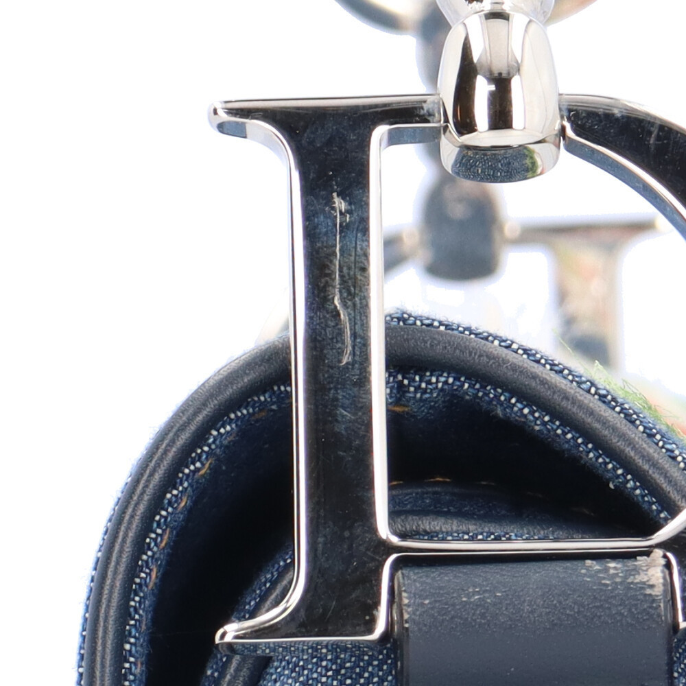 Christian Dior Saddle Bag Denim Blue - Picture 7 of 7
